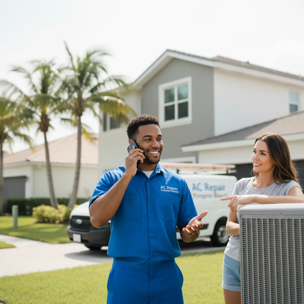 AC Repair Pompano Beach customer support in Braham